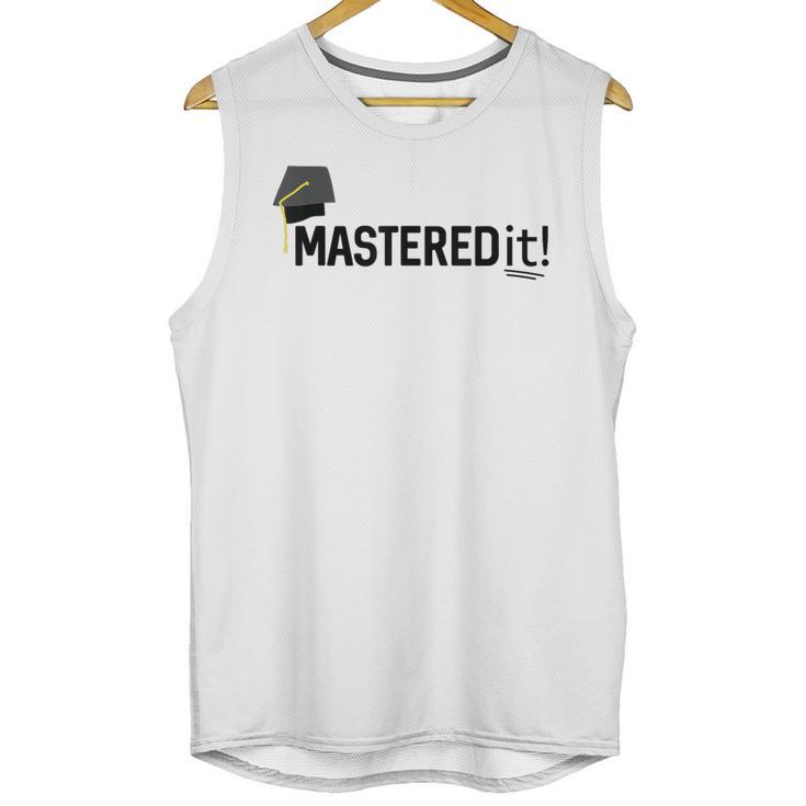 Masters Degree Graduation For Him Her Diploma T-Shirt Unisex Tank Top