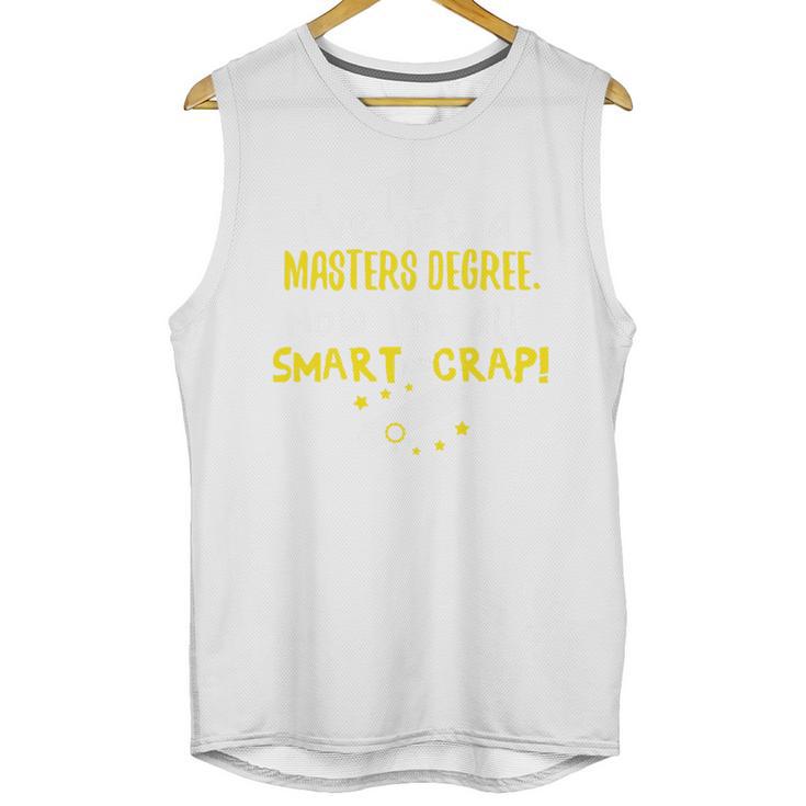 Masters Degree Graduation Men Women MSW MPH Premium Unisex Tank Top