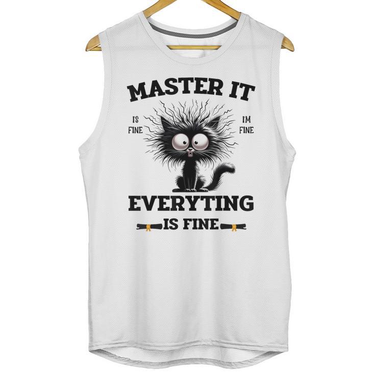 Masters Mastered It Graduate Master Degree Graduation Unisex Tank Top