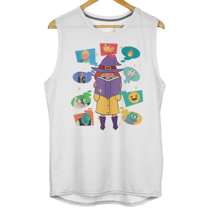 Meme Magic Introvert Anti People Social Media Meme Lovers Unisex Tank Top