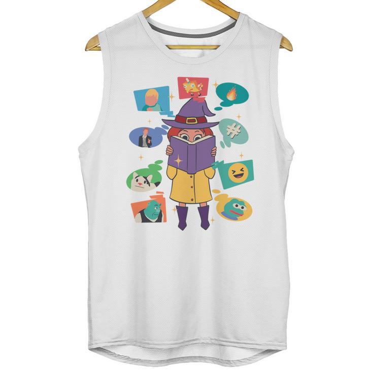 Meme Magic Introvert Anti People Social Media Meme Lovers Unisex Tank Top