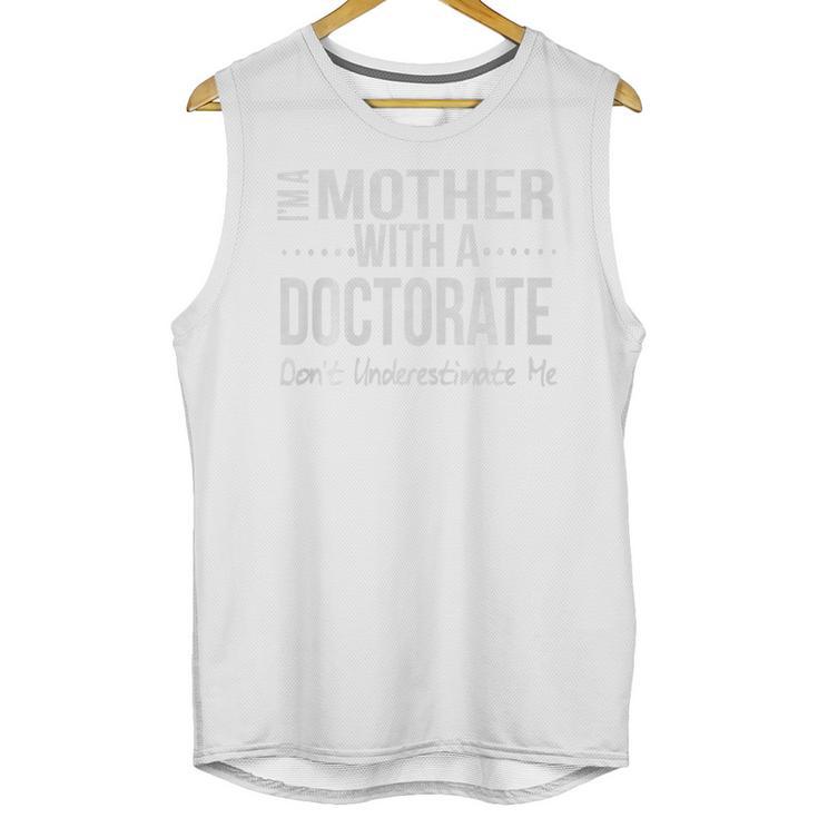 Mother Doctorate Degree Graduation PhD PsyD EdD Premium Unisex Tank Top