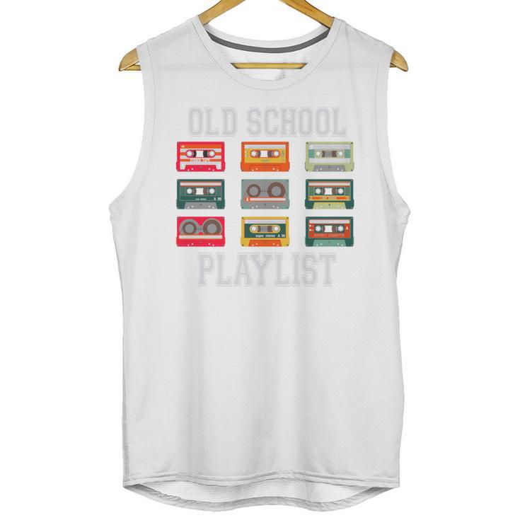 Old School Playlist Nostalgia Vibes Cassette Unisex Tank Top Old School Playlist Nostalgia Vibes Cassette Unisex Tank Top