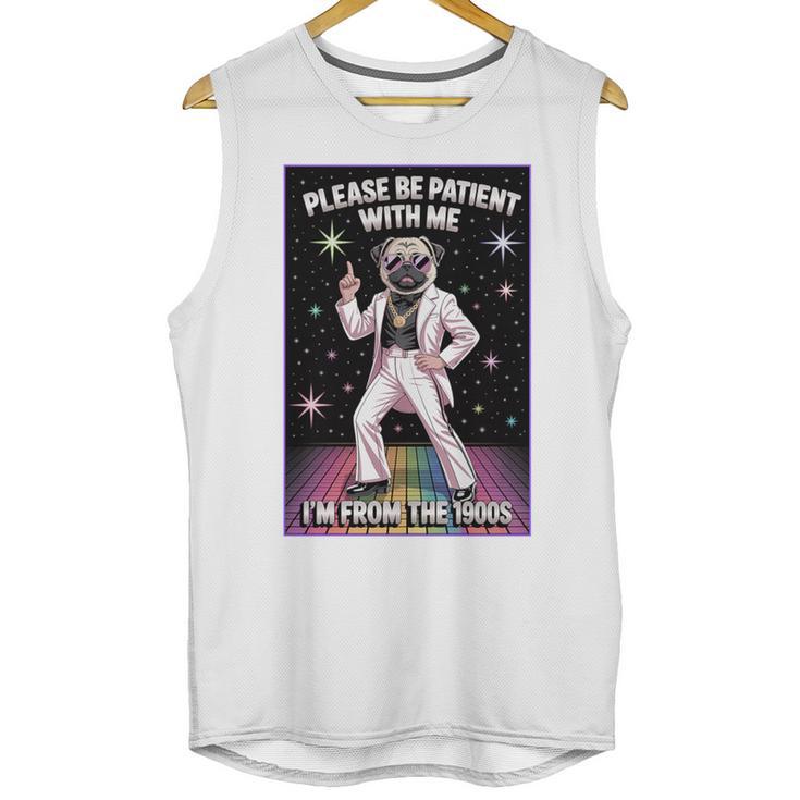 Be Patient With Me I'm From The 1900s Birthday Premium Tri-Blend Unisex Tank Top