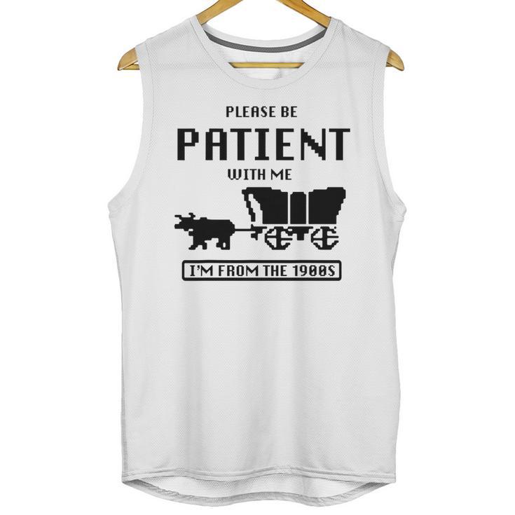 Be Patient With Me I'm From The 1900s Premium Tri-Blend Unisex Tank Top