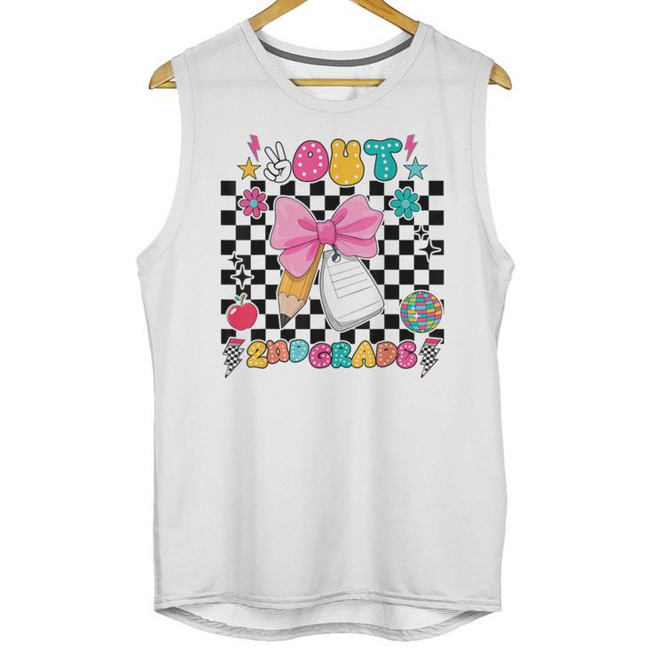 Peace Out 2nd Grade Graduation Last Day School Second Grade Unisex Tank Top