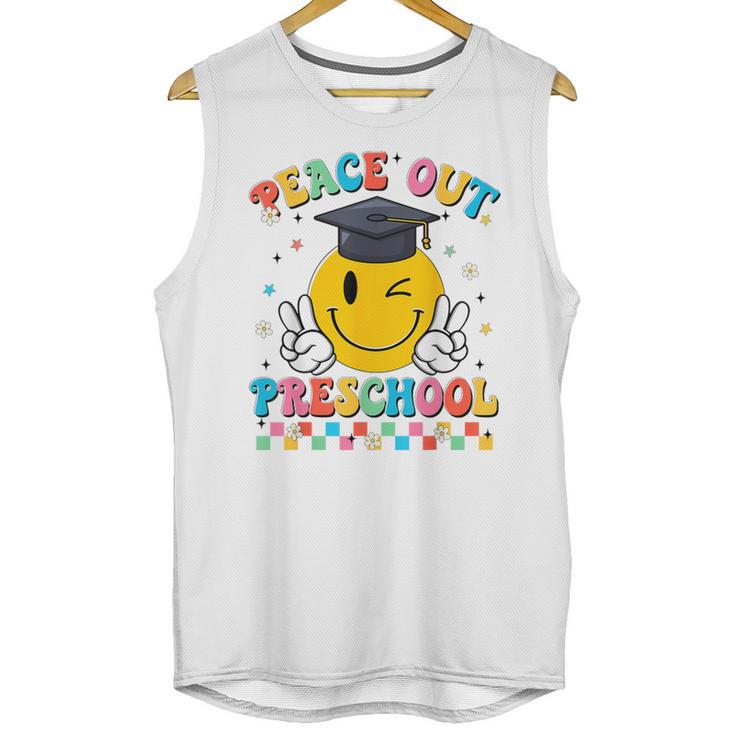 Peace Out Preschool Graduation Last Day Teachers Boys Girls Unisex Tank Top