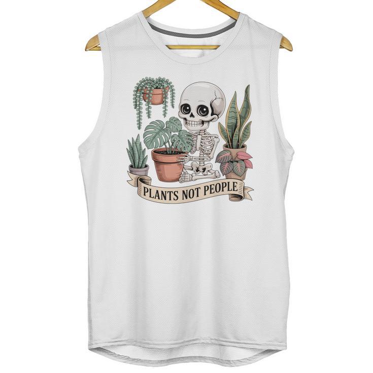 Plant Introvert Gardener Houseplant Botanical Women Men Kids Unisex Tank Top