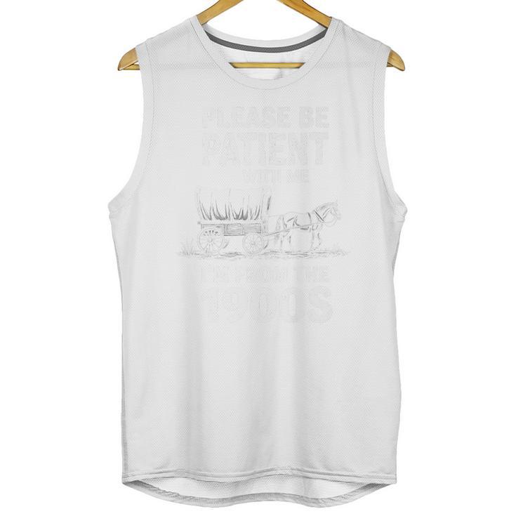 Playful Slow Pace Please Be Patient I'm From The 1900s Premium Unisex Tank Top