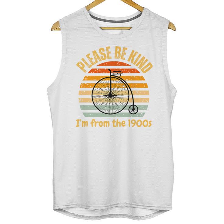Please Be Kind I'm From The 1900s Penny Farthing Premium Unisex Tank Top