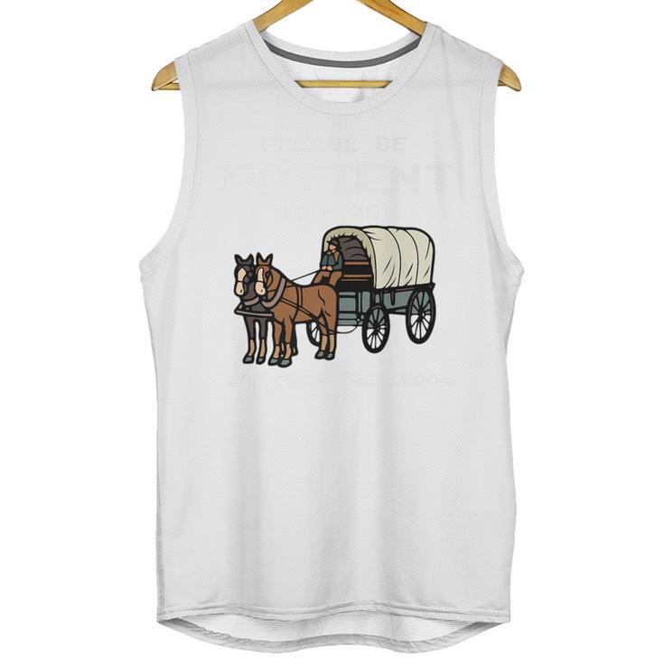Please Be Patient I'm From The 1900s Amish Wagon & Vintage Premium Unisex Tank Top