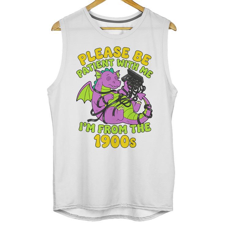 Please Be Patient I'm From The 1900s Dragon Men Women Premium Tri-Blend Unisex Tank Top