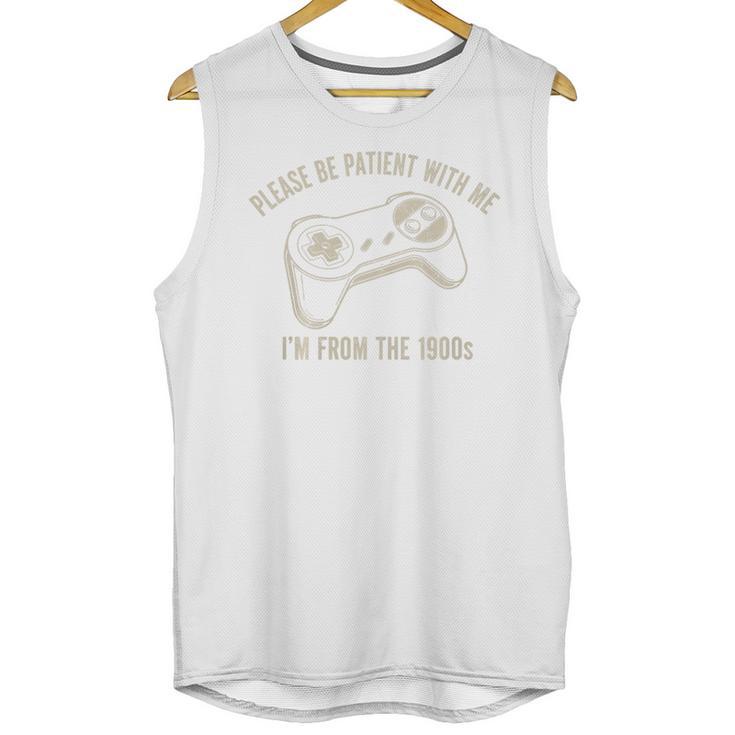 Please Be Patient With Me I'm From The 1900s Gamer Premium Tri-Blend Unisex Tank Top