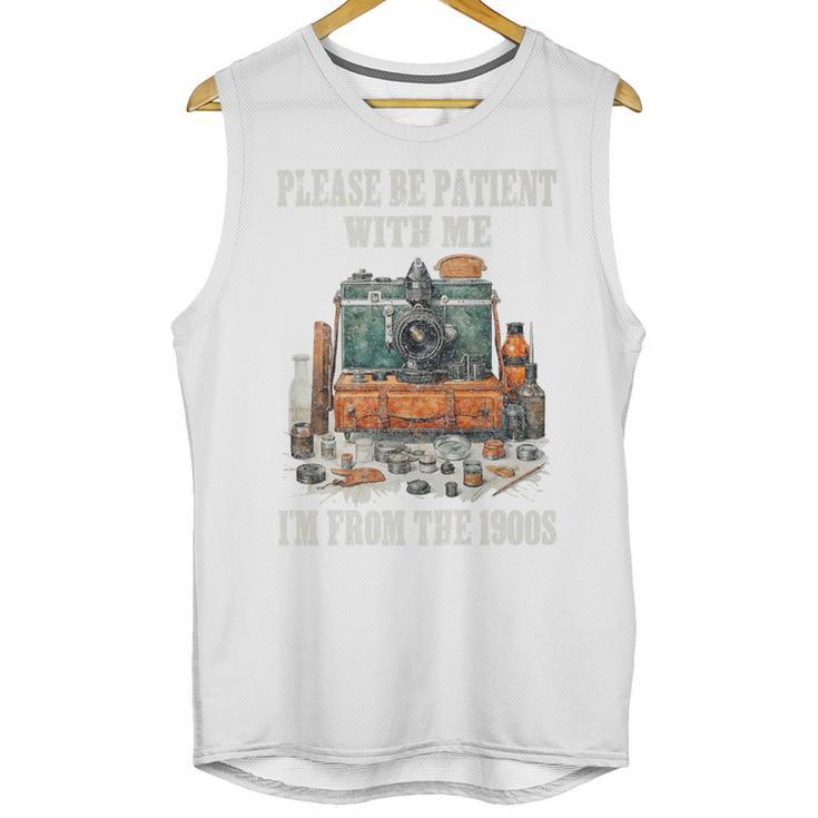 Please Be Patient With Me I'm From The 1900s Photographer Premium Unisex Tank Top