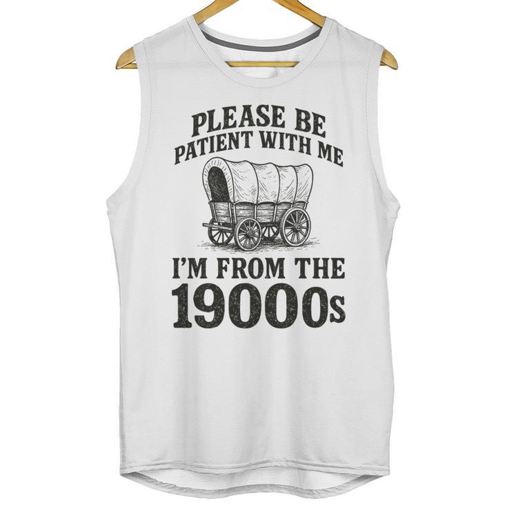 Please Be Patient I'm From The 1900s Premium Tri-Blend Unisex Tank Top