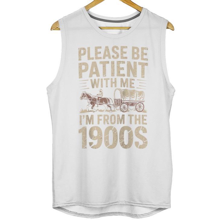 Please Be Patient With Me I'm From The 1900S Raglan Baseball Tee Unisex Tank Top