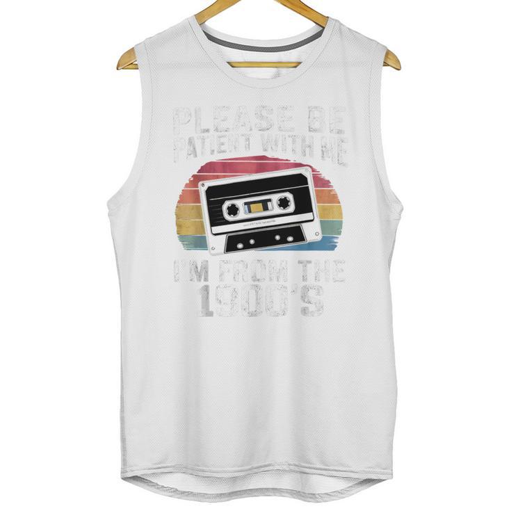 Please Be Patient With Me I'm From The 1900s Retro 90s Unisex Tank Top