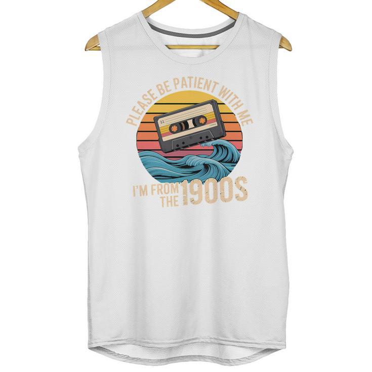 Please Be Patient With Me I'm From The 1900s Vintage Humor Premium Tri-Blend Unisex Tank Top