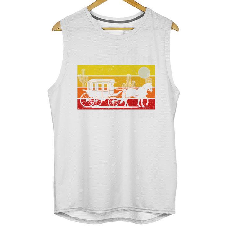 Please Be Patient With Me I'm From The 1900s Vintage Sun Set Premium Unisex Tank Top