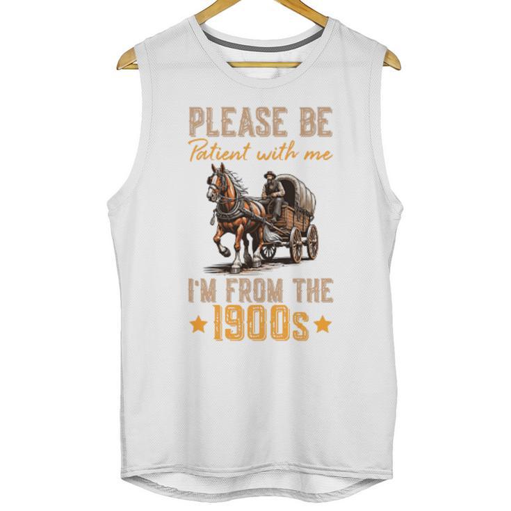 Please Be Patient With Mee I'm From The 1900s Minimalist Premium Unisex Tank Top