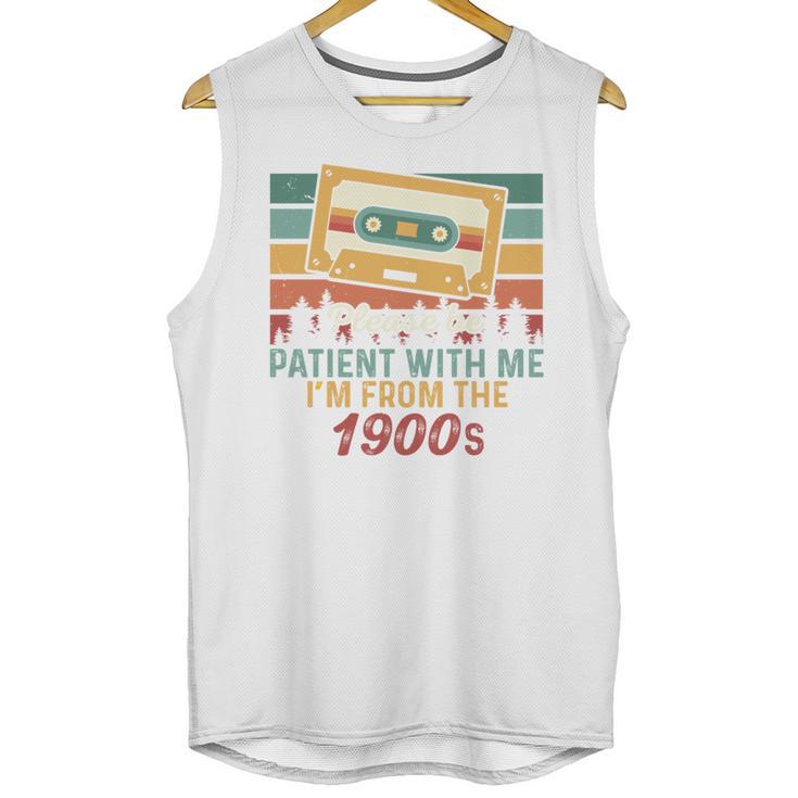 Please Be Patient-With Me I'm From The 1900s Retro Music Unisex Tank Top