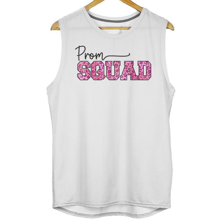 Prom Squad Prom Graduation Class Of 2024 Leopard Matching Unisex Tank Top