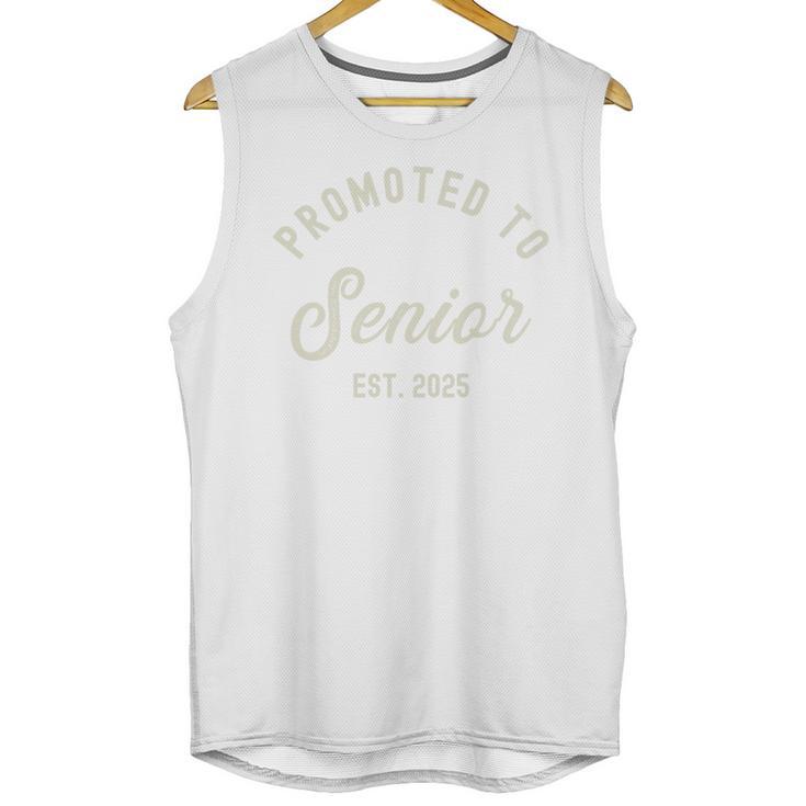 Promoted To Senior Est 2025 High School College Graduation Premium Unisex Tank Top