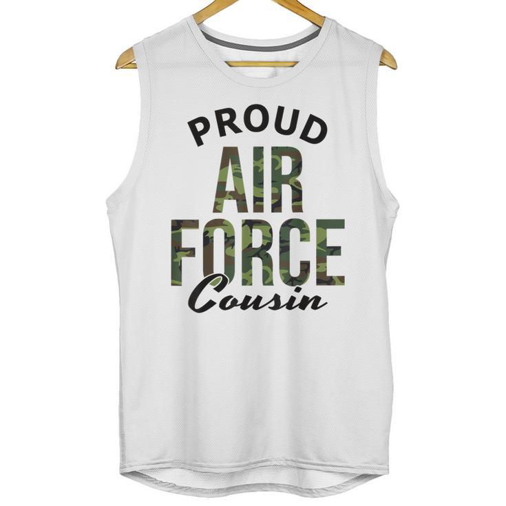Proud Air Force Cousin Deployment Homecoming Graduation USAF Unisex Tank Top