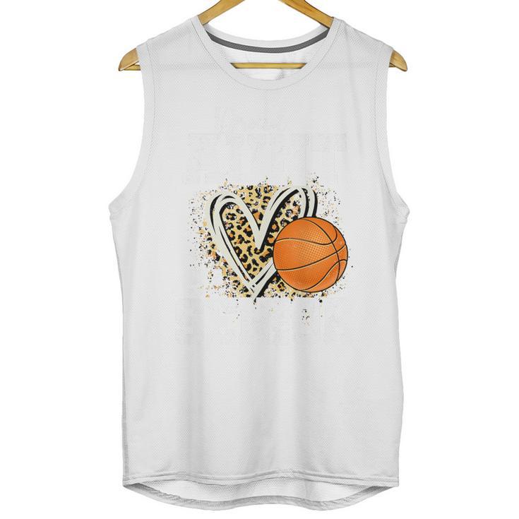 Proud Aunt Of A 2026 Senior Basketball Graduation Leopard Premium Tri-Blend Unisex Tank Top