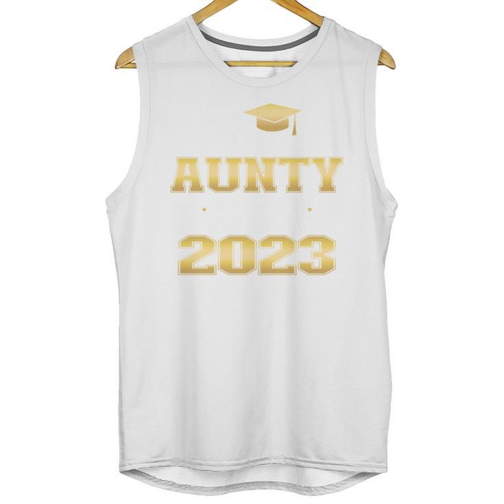 Proud Aunty Of 2023 Class MBA Graduate Family Graduation Unisex Tank Top