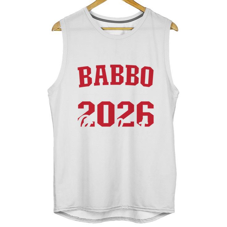 Proud Babbo Of a Class Of 2026 Graduate For Graduation Unisex Tank Top