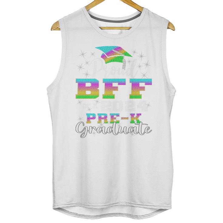Proud Bff Of PreK School Graduate 2024 Graduation Bff Premium Unisex Tank Top