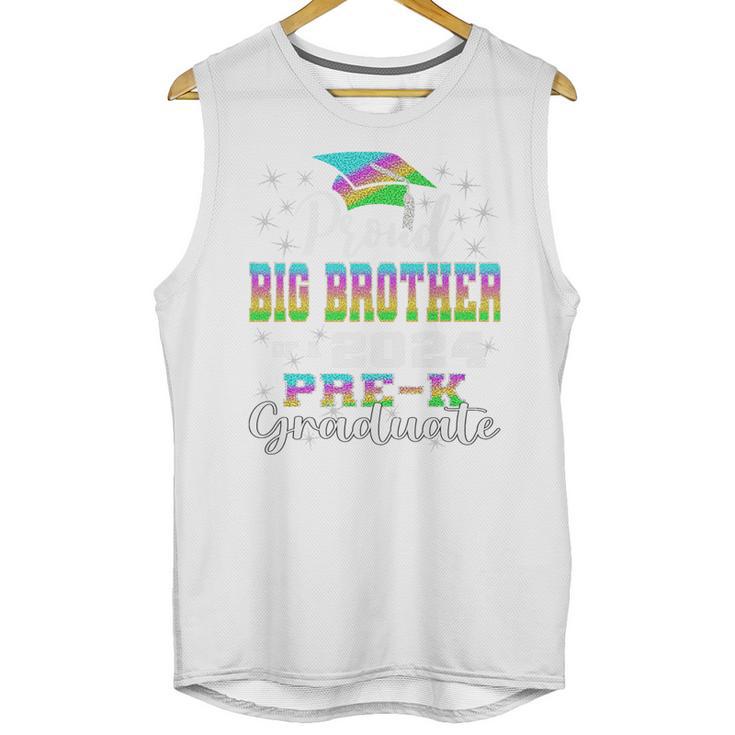 Proud Big Brother Of PreK School Graduate 2024 Graduation Premium Unisex Tank Top