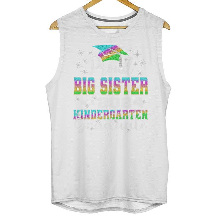 Proud Big Sister Of Kindergarten Graduate 2024 Graduation Premium Unisex Tank Top