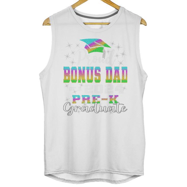 Proud Bonus Dad Of PreK School Graduate 2024 Graduation Premium Unisex Tank Top