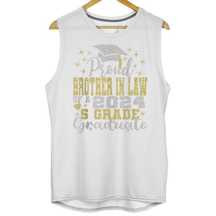 Proud Brother In Law Of 5th Grade Graduate 2024 Graduation Unisex Tank Top