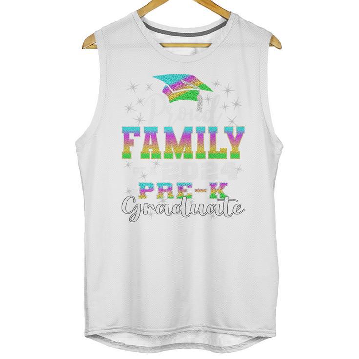 Proud Family Of PreK School Graduate 2024 Graduation Family Premium Unisex Tank Top