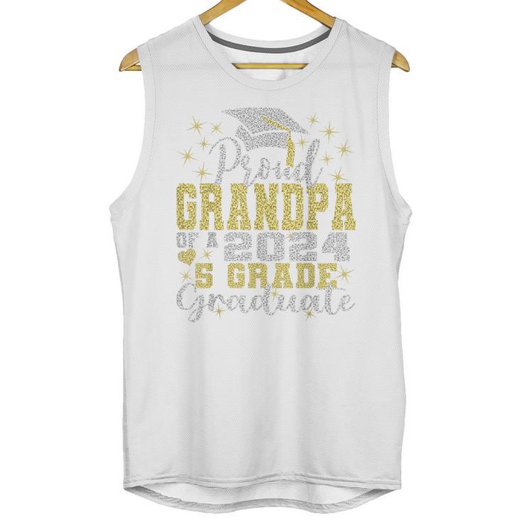 Proud Grandpa Of 5th Grade Graduate 2024 Family Graduation Unisex Tank Top