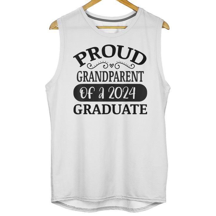 Proud Grandparent Of A Class Of 2024 Graduate Graduation Unisex Tank Top