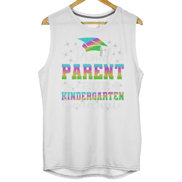 Proud Parent Of Kindergarten Graduate 2024 Graduation Parent Premium Unisex Tank Top