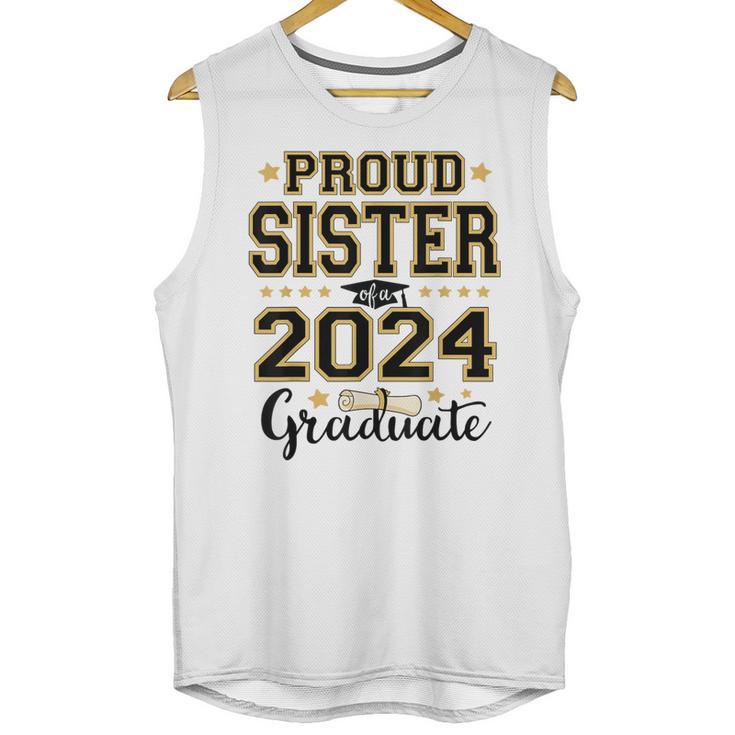Proud Sister Of A 2024 Graduate Senior Graduation Unisex Tank Top