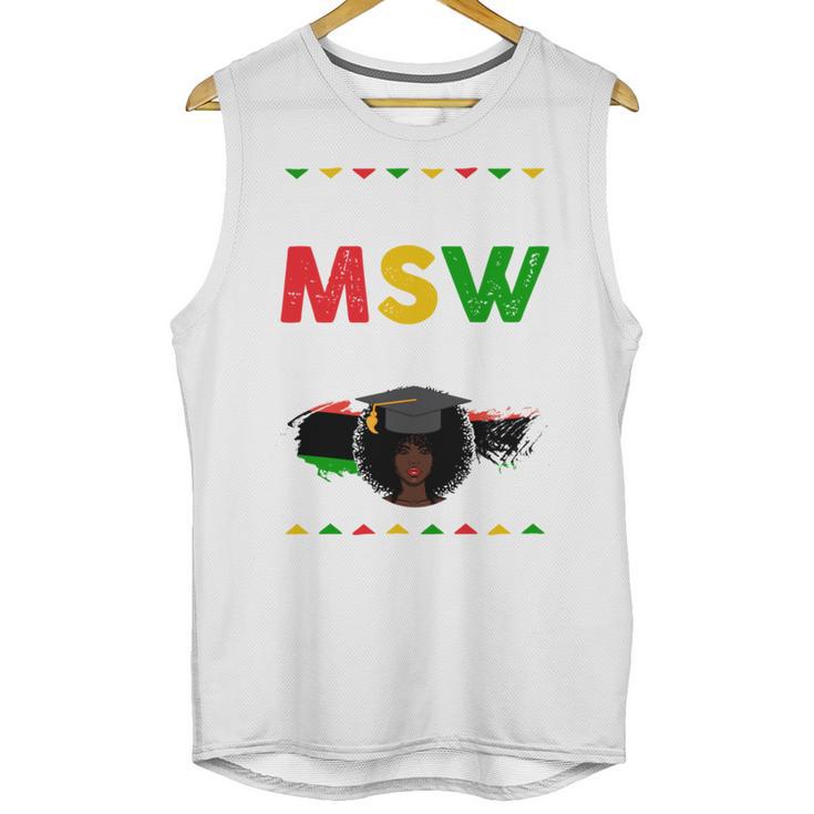 Queen MSW Social Work Grads Masters Graduation Unisex Tank Top