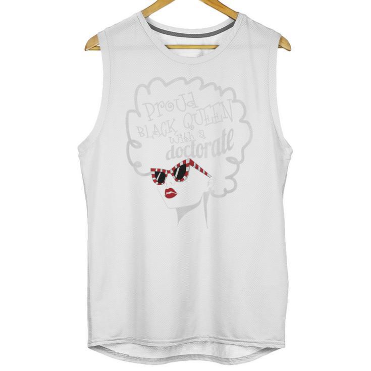 Queen PhD Doctorate Degree Graduation EdD PsyD Premium Tri-Blend Unisex Tank Top