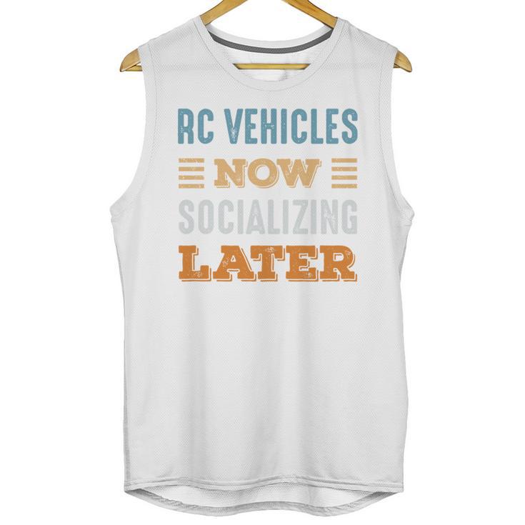 RC Vehicles Now Minimal Socializing Introvert Vintage Unisex Tank Top