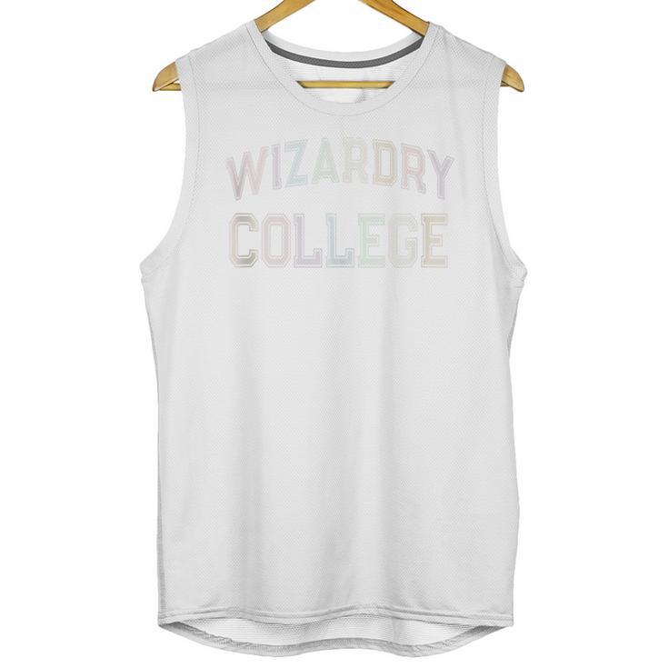 Retro Antisocial WIZARDRY COLLEGE Introvert Sarcastic Unisex Tank Top
