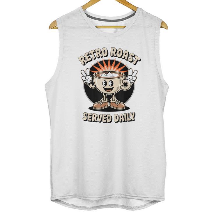 Retro Roast Coffee Retro Cartoon Vintage Nostalgia Fun Unisex Tank Top