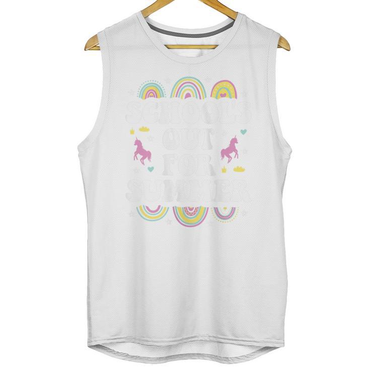 School's Out For Summer Unicorn Graduation Teacher Student Unisex Tank Top