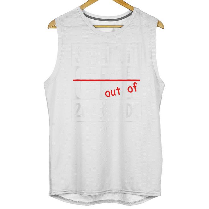 Second Grade Graduation Shirt Straight Outta 2nd Grade Unisex Tank Top