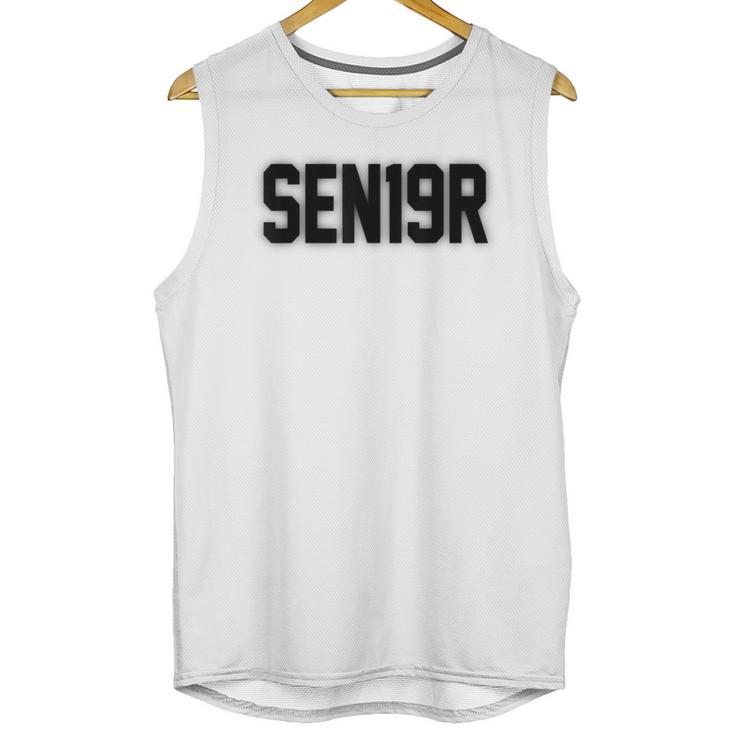 SEN19R Senior 2019 High School Graduation Party  T-Shirt Unisex Tank Top