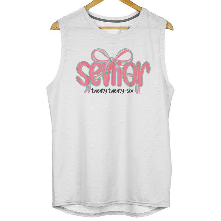 Senior 2026 Coquette Pink Bow Graduation 2026 Class Of 2026 Unisex Tank Top